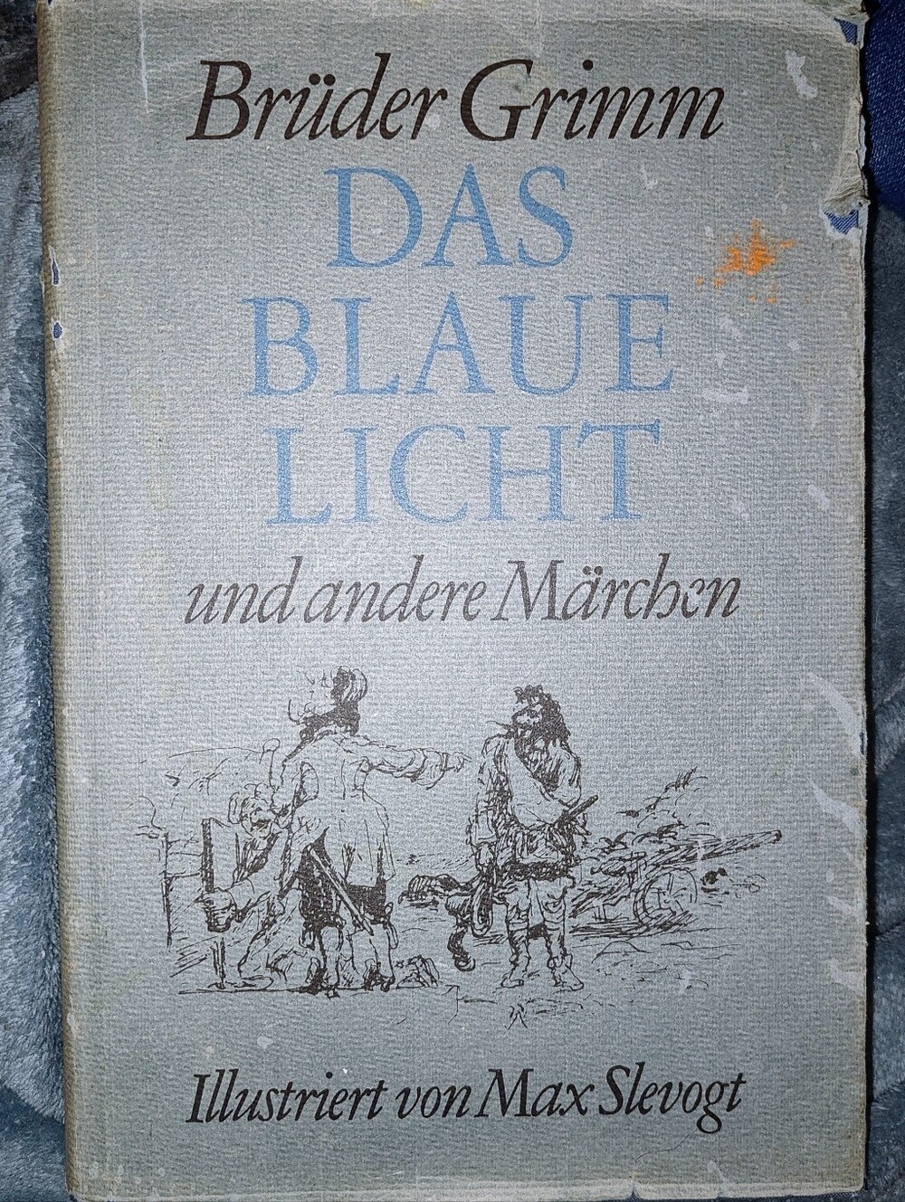 Grimm-Das blaue Licht und andere Märchen-Max Slevogt–Vintage'76 German Hardcover
